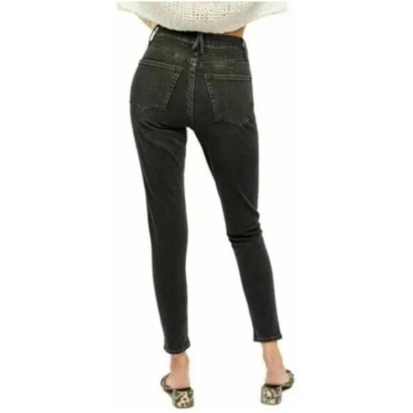 We The Free Women's Milkyway Skinny Ankle Jeans OB1133454 Black Size 24 - Picture 2 of 15